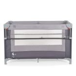 MONI Next level utazóágy lehajtható oldalfal 2 szint szürke