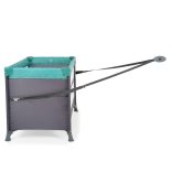 MONI Next level utazóágy lehajtható oldalfal 2 szint türkiz