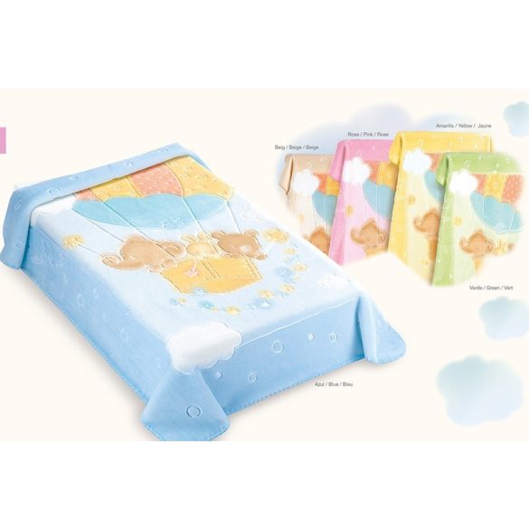 Belpla Baby perla gold pléd (538) 80*110 green dobozos