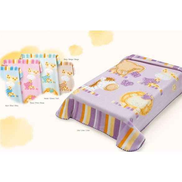 Belpla Baby perla gold pléd (542) 110*140 beige -tasakos