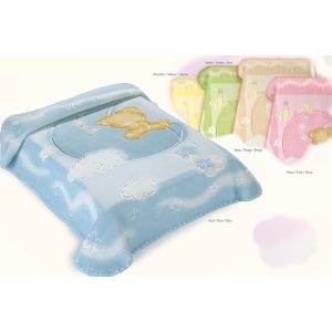 Belpla Baby perla gold pléd (536) 110*140 zöld - dobozos