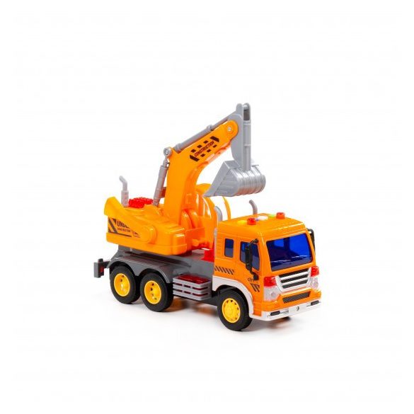 Polesie Toys  exkavátoros teherautó City SÁRGA