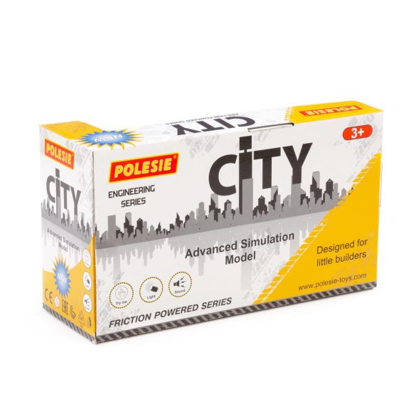 Polesie Toys  exkavátoros teherautó City SÁRGA