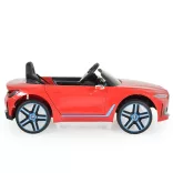 BO BMW i4 elektromos kisautó 2motor, 115cm, 30kg-ig PIROS