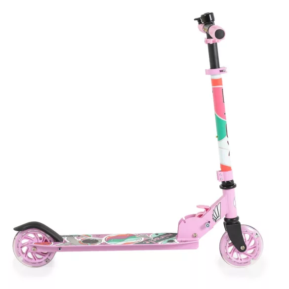 MIRACLE roller aluminium, 2kerekű, 50kgig PINK