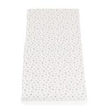 CLASSICO szivacsmatrac 9cm 120x60cm textil huzat FEHÉR csillagos