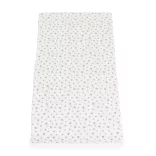 CLASSICO szivacsmatrac 9cm 120x60cm textil huzat FEHÉR csillagos