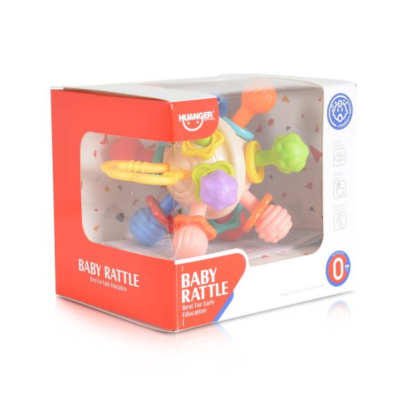 Műanyag rágóka/csörgő