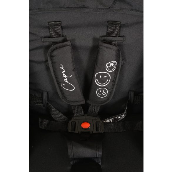 MONI Capri babakocsi nyári dupla első kerék szürke