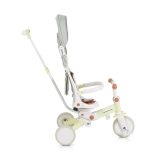 COMPACTO tricikli multifunkciós, 3in1 futóbiciklivé alakítható ZÖLD