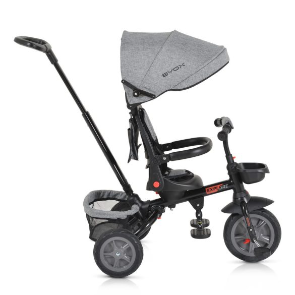EXPLORE tricikli összecsukható kormány SZÜRKE