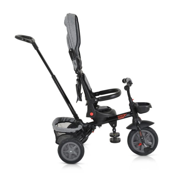 EXPLORE tricikli összecsukható kormány SZÜRKE