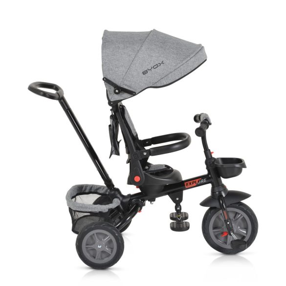EXPLORE tricikli összecsukható kormány SZÜRKE