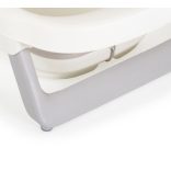 MOREA összecsukható kád szett, szürke fürdető párnával SZÜRKE