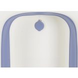 MOREA összecsukható kád szett, szürke fürdető párnával KÉK