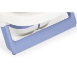 MOREA összecsukható kád szett, szürke fürdető párnával KÉK