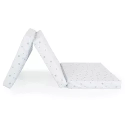   MIRAGE összecsukható 6cm szivacsmatrac textil huzat 120x60cm KÉK