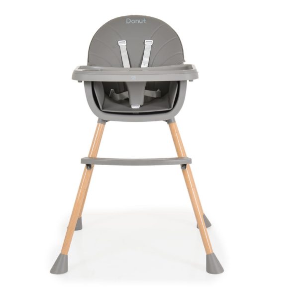 DONUT fa etetőszék 2in1 SZÜRKE