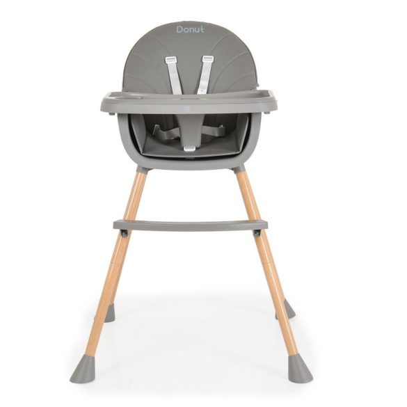 DONUT fa etetőszék 2in1 SZÜRKE
