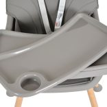 DONUT fa etetőszék 2in1 SZÜRKE