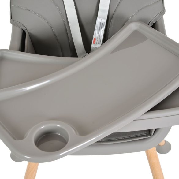 DONUT fa etetőszék 2in1 SZÜRKE