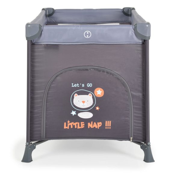 TOMMY  Összecsukható utazóágy 2 szintes, kibújós SZÜRKE