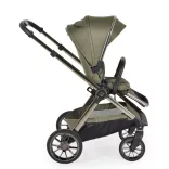 iCLICK Babakocsi 2in1 szett 22kg, aluminium váz, fordítható ülés, autom. csukható ZÖLD