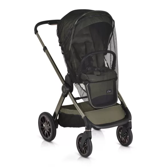 iCLICK Babakocsi 2in1 szett 22kg, aluminium váz, fordítható ülés, autom. csukható ZÖLD