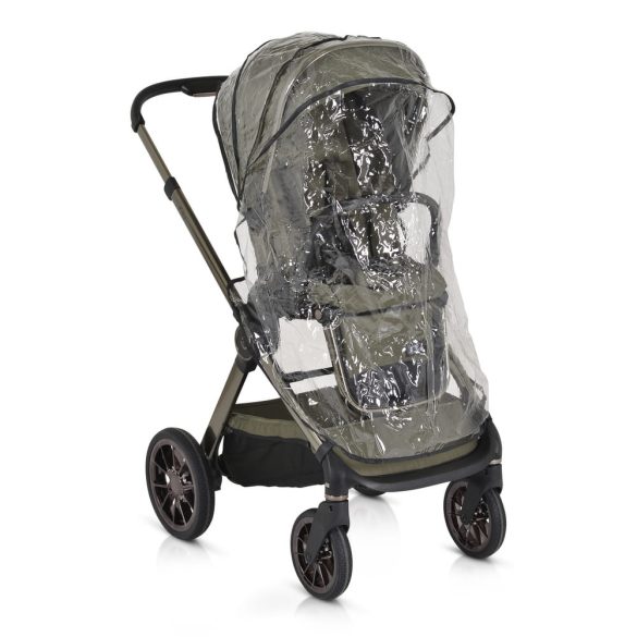 iCLICK Babakocsi 2in1 szett 22kg, aluminium váz, fordítható ülés, autom. csukható ZÖLD