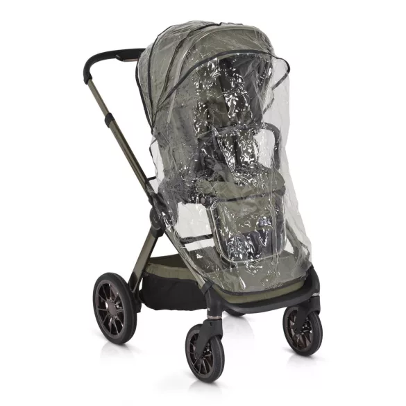 iCLICK Babakocsi 2in1 szett 22kg, aluminium váz, fordítható ülés, autom. csukható ZÖLD