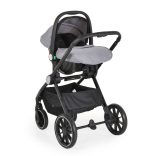 CHRISTIANO babakocsi szett 3in1 lapra csukható, alu váz, 22kg ig SZÜRKE