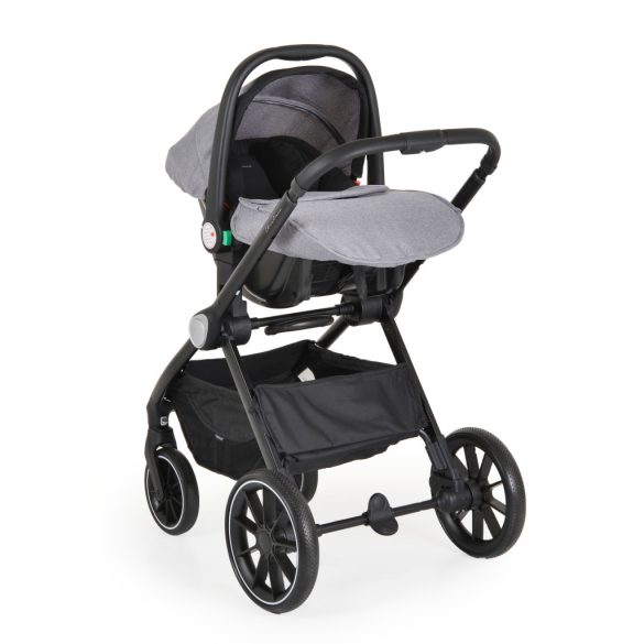 CHRISTIANO babakocsi szett 3in1 lapra csukható, alu váz, 22kg ig SZÜRKE