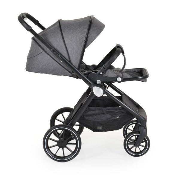 CHRISTIANO babakocsi szett 3in1 lapra csukható, alu váz, 22kg ig SÖTÉTSZÜRKE