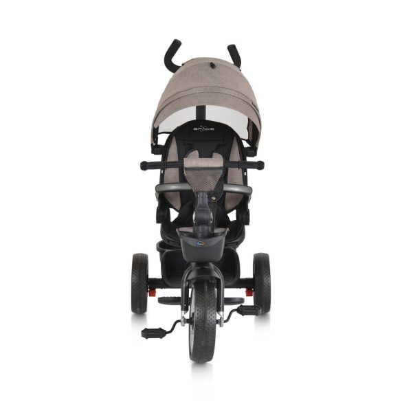 SPACE tricikli szülőkaros, 360 fokban forgatható BÉZS