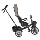 SPACE tricikli szülőkaros, 360 fokban forgatható BÉZS