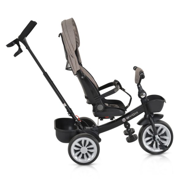 SPACE tricikli szülőkaros, 360 fokban forgatható BÉZS