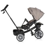 SPACE tricikli szülőkaros, 360 fokban forgatható BÉZS