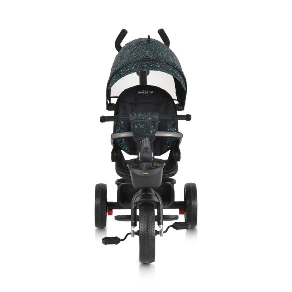 SPACE tricikli szülőkaros, 360 fokban forgatható KÉK