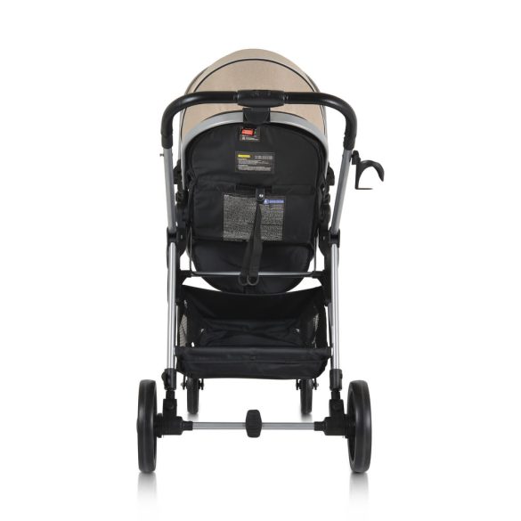 KALI babakocsi 2in1 lapra csukható, megfordítható+táska BÉZS