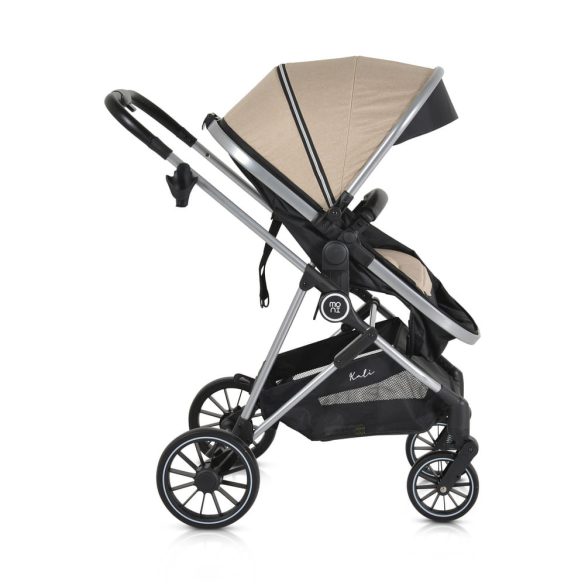 KALI babakocsi 2in1 lapra csukható, megfordítható+táska BÉZS