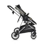 Kali babakocsi 2in1 lapra csukható, megfordítható+táska oliva zöld