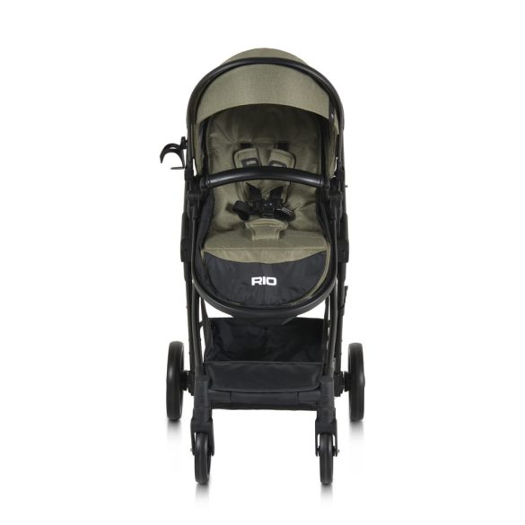 Rio babakocsi 2in1 lapra csukható 22 kg zöld