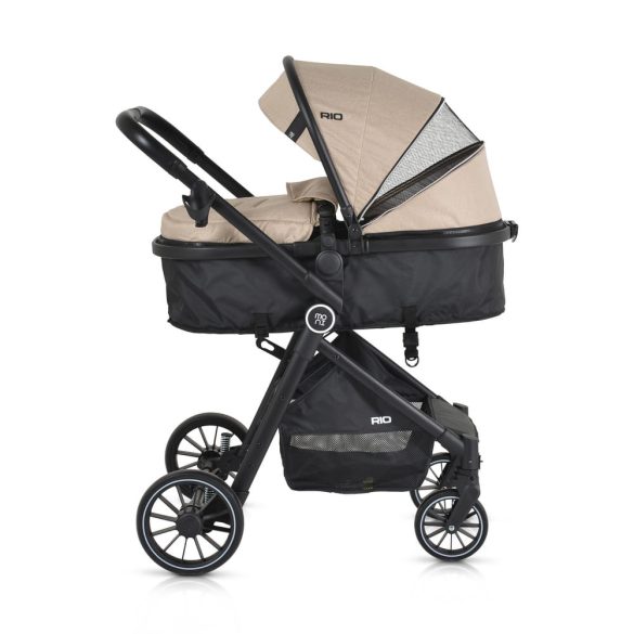 RIO babakocsi 2in1 lapra csukható 22 kg BÉZS/KHAKI