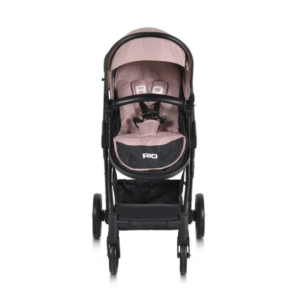 Rio babakocsi 2in1 lapra csukható 22 kg pink
