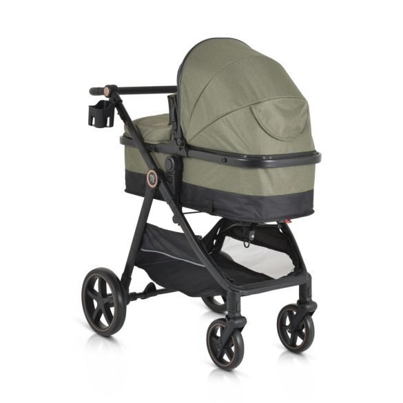 Tokyo babakocsi lapra csukható 22 kg 2in1 zöld