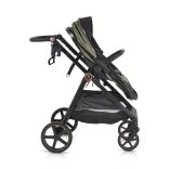 Tokyo babakocsi lapra csukható 22 kg 2in1 zöld