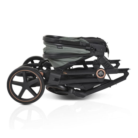 Tokyo babakocsi lapra csukható 22 kg 2in1 zöld