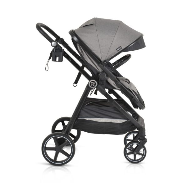 Tokyo babakocsi lapra csukható 22 kg 2in1 szürke