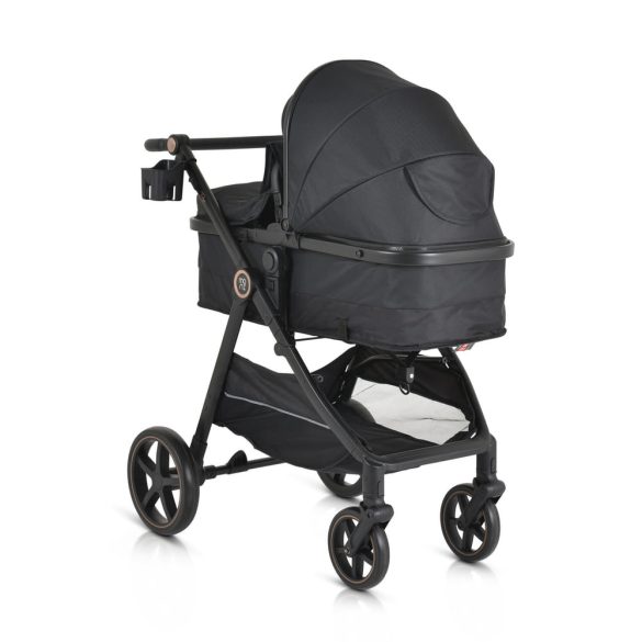 Tokyo babakocsi lapra csukható 22 kg 2in1 fekete