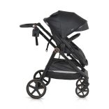 Tokyo babakocsi lapra csukható 22 kg 2in1 fekete
